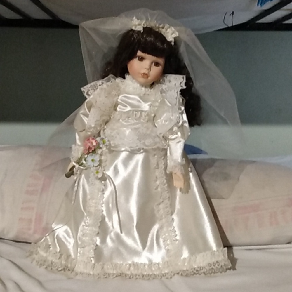 Porcelain girl doll.